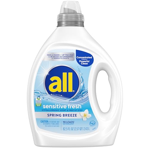 all fresh™ Scented Laundry Detergent for Sensitive Skin, 110 Loads
