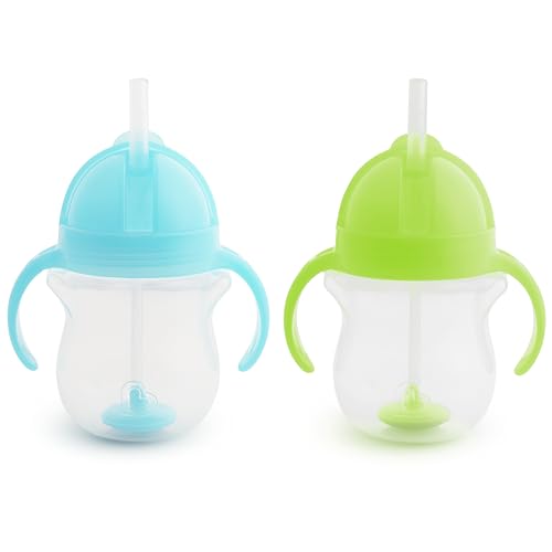 Munchkin Spill Proof Sippy Cups with Handles, 2 Pack