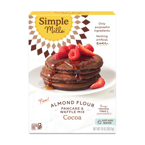 Simple Mills Gluten-Free Cocoa Pancake Mix, 10 oz