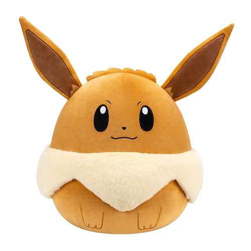 14″ Eevee Pokémon Plush – Official Squishmallows by Jazwares