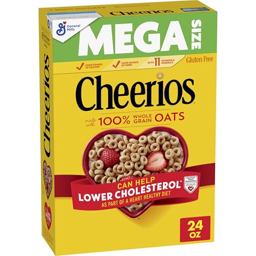 Cheerios Gluten-Free Cereal, Heart Healthy, 24 oz Mega Size