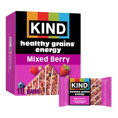 KIND Mixed Berry Energy Bars, Gluten-Free, 10 Ct Pack