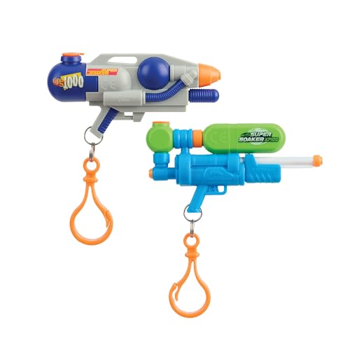 NERF Super Soaker Keychain Mini Water Blasters – 2 Pack
