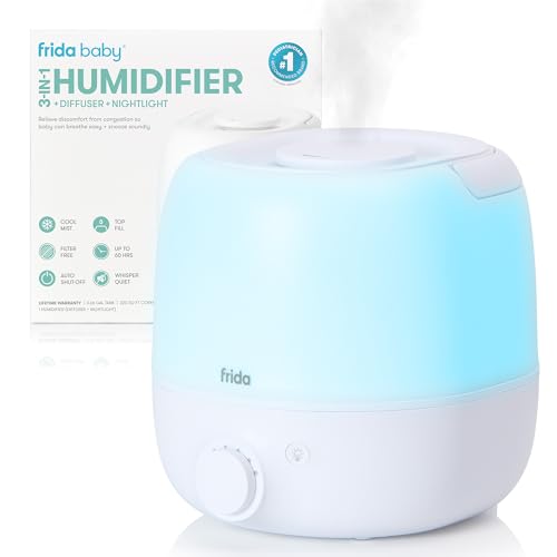 Frida Baby 3-in-1 Cool Mist Humidifier with Nightlight