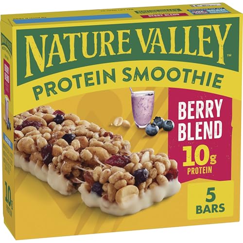Nature Valley Berry Protein Bars, 5 Count, 7.1 oz