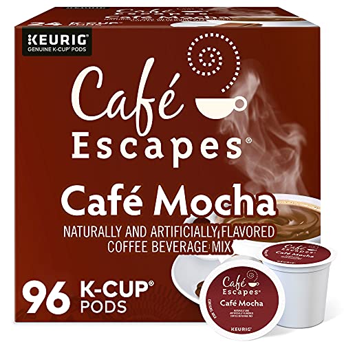 Cafe Escapes Mocha K-Cup Pods, 96 Count