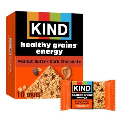 KIND Peanut Butter Dark Chocolate Bars, Gluten-Free, 10 Ct Pack