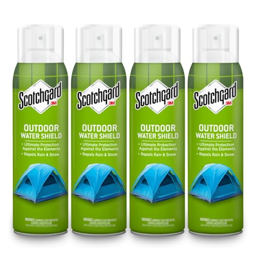 Scotchgard Outdoor Water Repellent Spray, 42 oz (4 Cans)