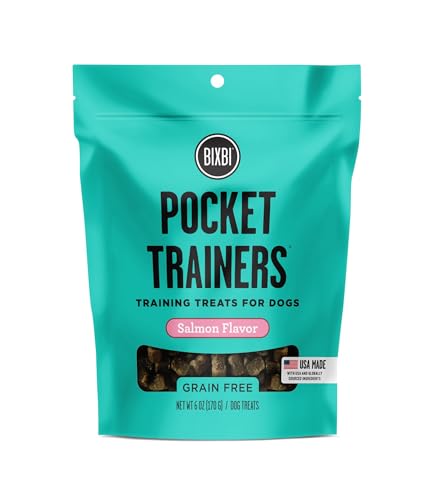BIXBI Salmon Pocket Trainers: Low-Calorie, Grain-Free Dog Treats