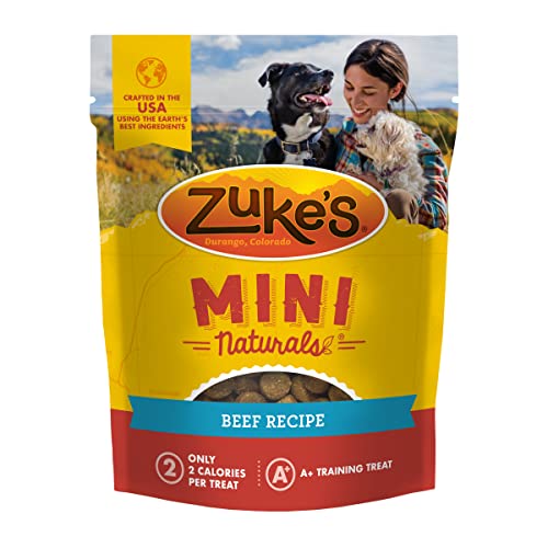 Zuke’s Mini Beef Dog Training Treats, 16 oz Pouch