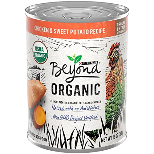 Purina Beyond Organic Chicken & Sweet Potato Dog Food, 12-Pack