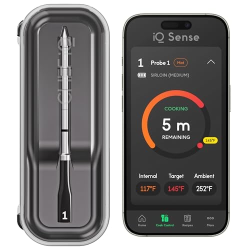 CHEF iQ Sense 2025 Smart Wireless Meat Thermometer, Gen3