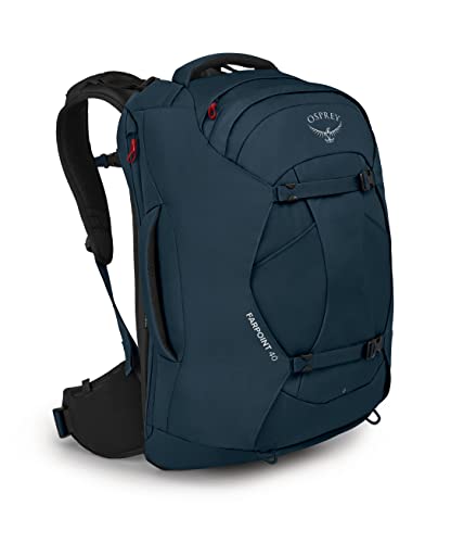Osprey Farpoint 40L Men’s Travel Backpack, Space Blue