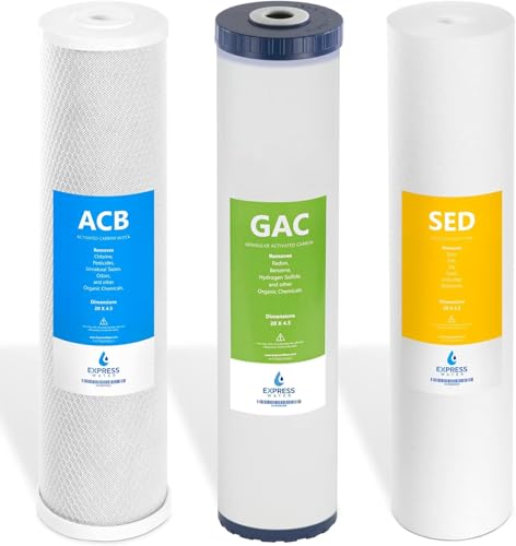 EXPRESS WATER Whole House Replacement Filter Set, 3-Pack