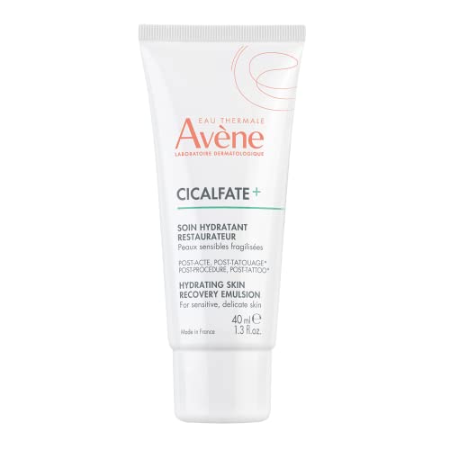 Avène Cicalfate+ Skin Recovery Emulsion, 24hr Hydration, 1.3 Fl Oz