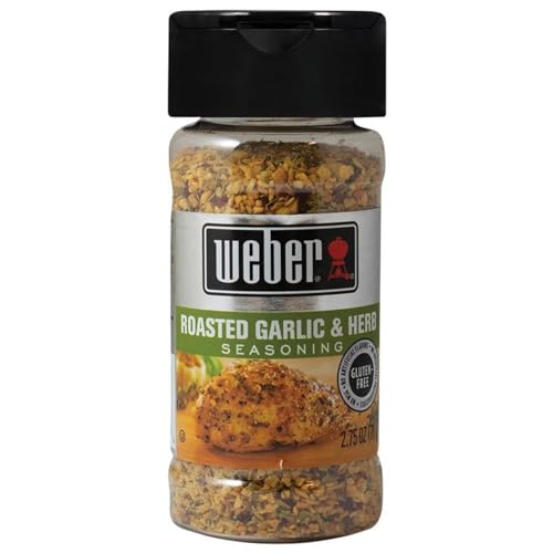Weber Roasted Garlic & Herb Seasoning, 2.75oz Shaker