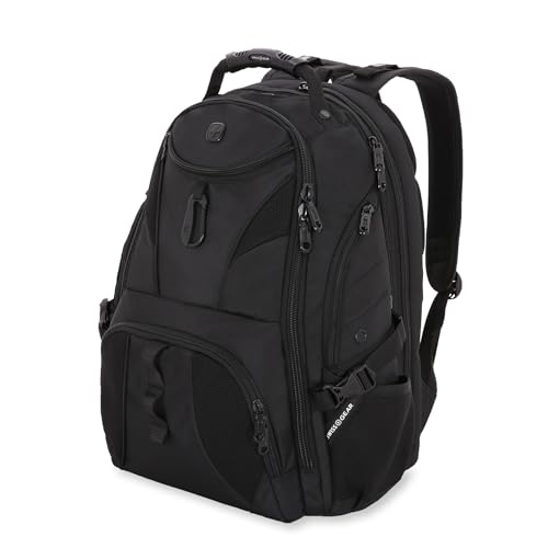 SwissGear 1900 TSA 17″ Laptop Backpack, Black