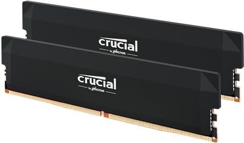 Crucial Pro 32GB DDR5 6000MHz RAM Kit, Black