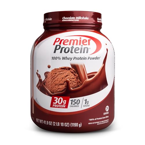 Premier Protein Chocolate Powder, 30g Protein, 1g Sugar, 29 Servings