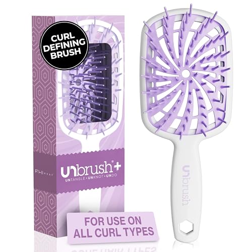 FHI Heat UNbrush Plus – Gentle Detangling Brush for Curly Hair