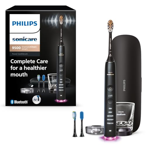 Philips Sonicare 9500 Electric Toothbrush, App-Enabled, Black