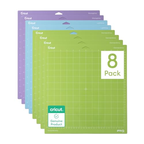 Cricut Mat Pack (8pcs, 12″x12″) for Explore & Maker