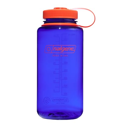 Nalgene 32oz BPA-Free Wide Mouth Water Bottle, Periwinkle