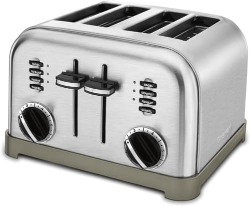 Cuisinart 4-Slice Toaster Oven, Stainless Steel CPT-180P1