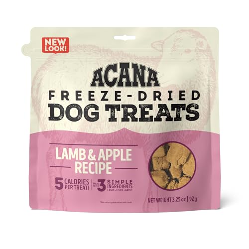 ACANA Freeze Dried Lamb & Apple Dog Treats, 3.25oz