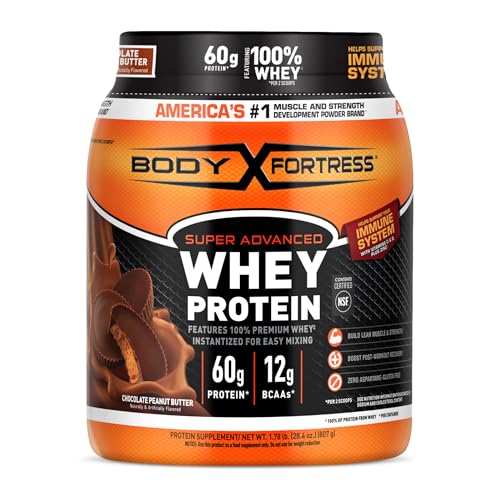 Body Fortress Whey Protein, Chocolate Peanut Butter, 1.78lbs