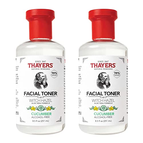 Thayers Cucumber Witch Hazel Facial Toner, 8.5 Oz (2-Pack)
