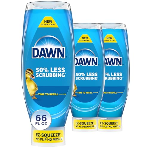 Dawn Ultra EZ-Squeeze Dish Soap, Original, 3x22oz