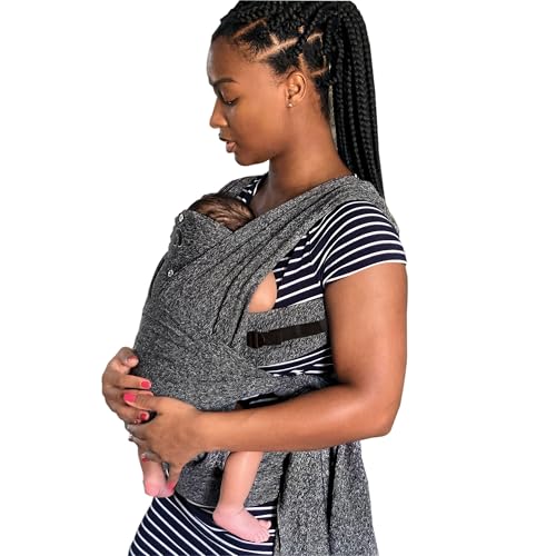 Boppy ComfyFit Baby Carrier, 8-35lbs, Heathered Gray, Adjustable