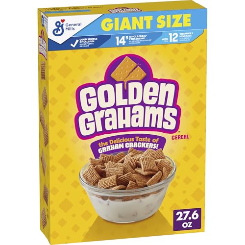 Golden Grahams Cereal, Whole Grain, Giant Size, 27.6 oz