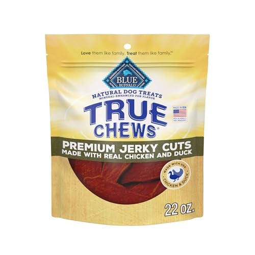 Blue Buffalo True Chews Duck Jerky Dog Treats, 22 oz