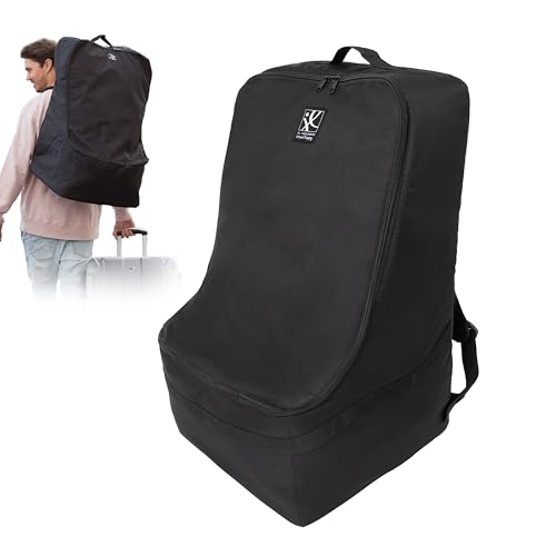 J.L. Childress Padded Backpack Car Seat Travel Bag, Black