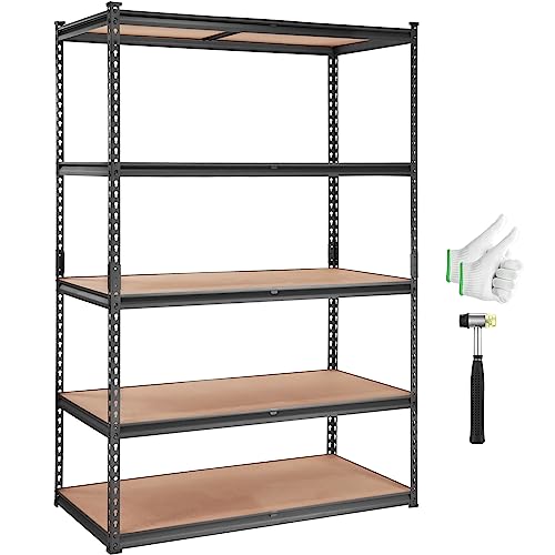 VEVOR 5-Tier Adjustable Heavy Duty Storage Shelves