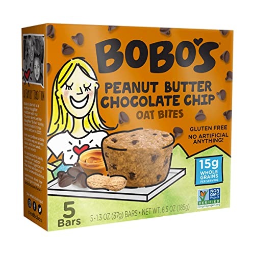 Bobo’s Peanut Butter Chocolate Chip Oat Bites, 5-Pack