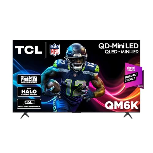 TCL 65″ QD-Mini LED 4K UHD Google Smart TV, 2025 Model