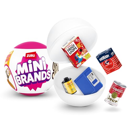 Mini Brands Retro Capsule: 60+ Mystery Mini Collectibles, Ages 3+