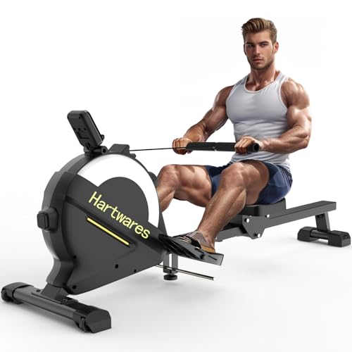 Hartwares Magnetic Rowing Machine: 16 Levels, App Compatible
