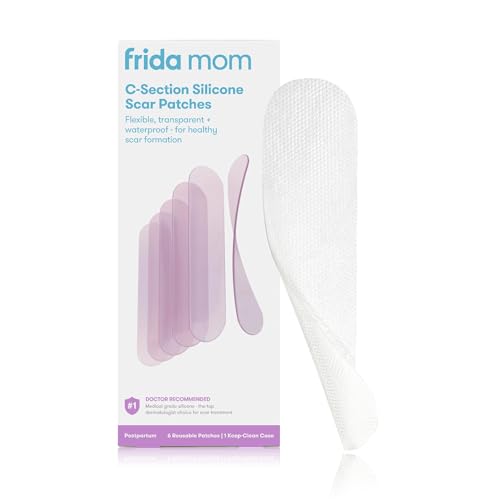 Frida Mom Reusable C-Section Silicone Scar Strips with Case
