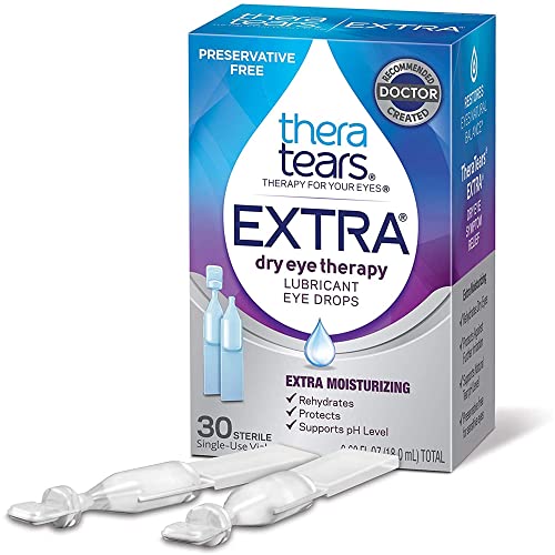 TheraTears Preservative-Free Eye Drops, 30 Vials