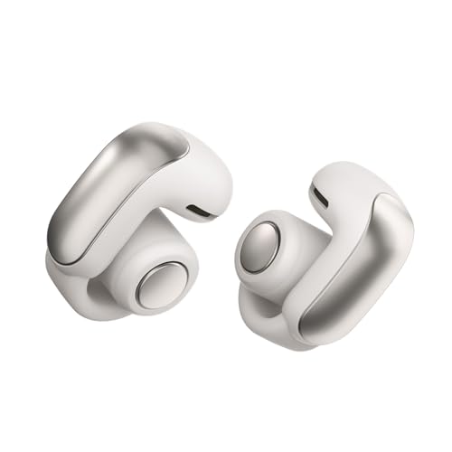 Bose Ultra Open Bluetooth Earbuds, 48 Hrs Playtime, White Smoke