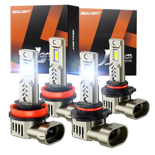 SEALIGHT L2S LED Bulb Combo, 90000 Lumens, 6500K, 4 Pack