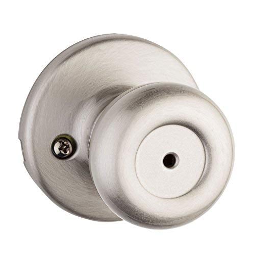 Kwikset Tylo Privacy Doorknob, Satin Nickel, Microban Protection