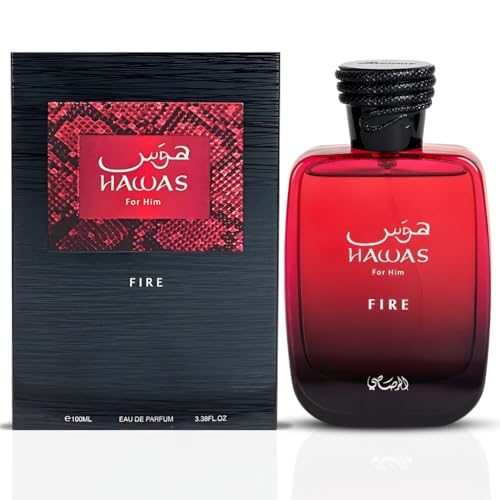 RASASI Hawas Fire Eau De Parfum 100ML – Bold Arabian Men’s Fragrance