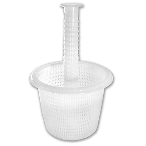GVT Metal Skimmer Basket, White