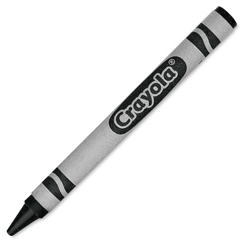 Crayola Black Crayon Refill, 12-Pack School Supplies