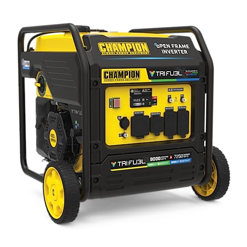 Champion 9000W Tri-Fuel Generator with Quiet Tech & CO Shield